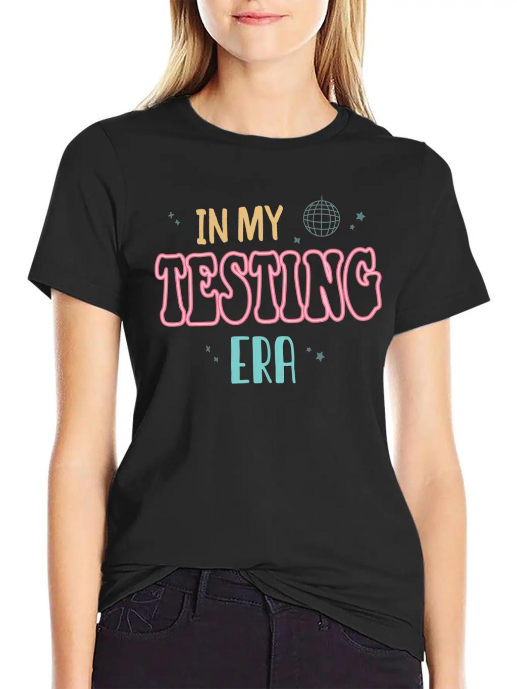 In My Testing Era Testing Season For Teacher Unisex Short Sleeve Soft Cotton T-Shirt – Casual Everyday Wear