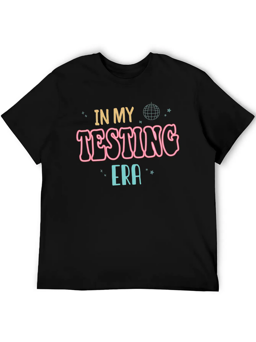 In My Testing Era Testing Season For Teacher Unisex Short Sleeve Soft Cotton T-Shirt – Casual Everyday Wear