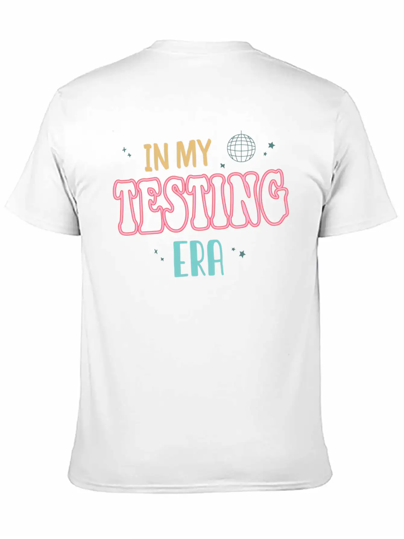 In My Testing Era Testing Season For Teacher Unisex Short Sleeve Soft Cotton T-Shirt – Casual Everyday Wear