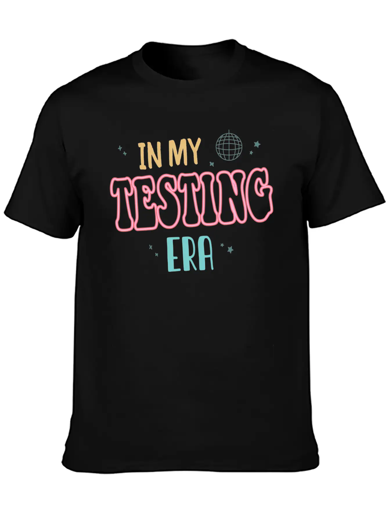 In My Testing Era Testing Season For Teacher Unisex Short Sleeve Soft Cotton T-Shirt – Casual Everyday Wear