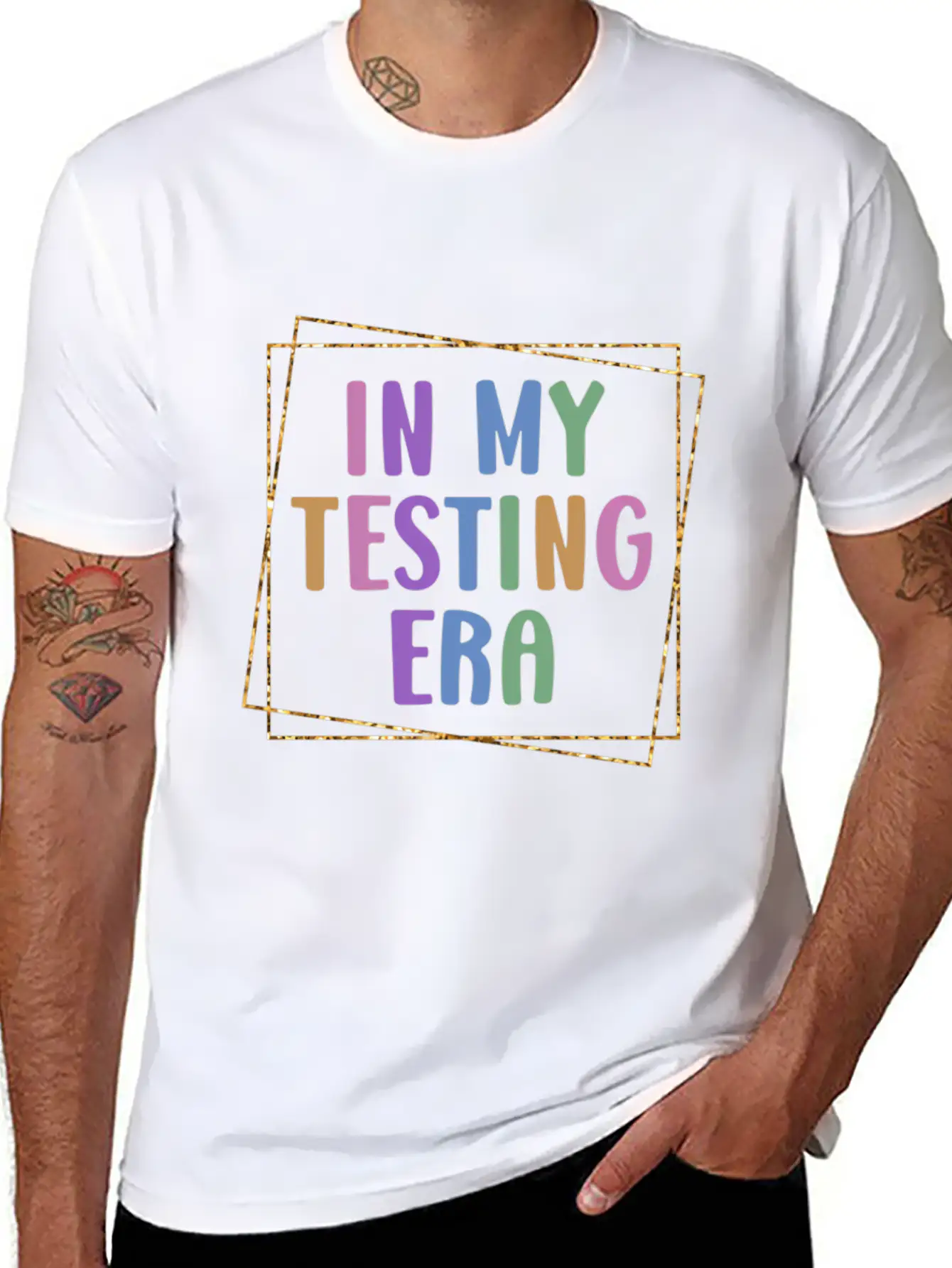 In My Testing Era Testing Teacher Test Unisex Casual T-Shirt – Clean Design For Daily Comfort