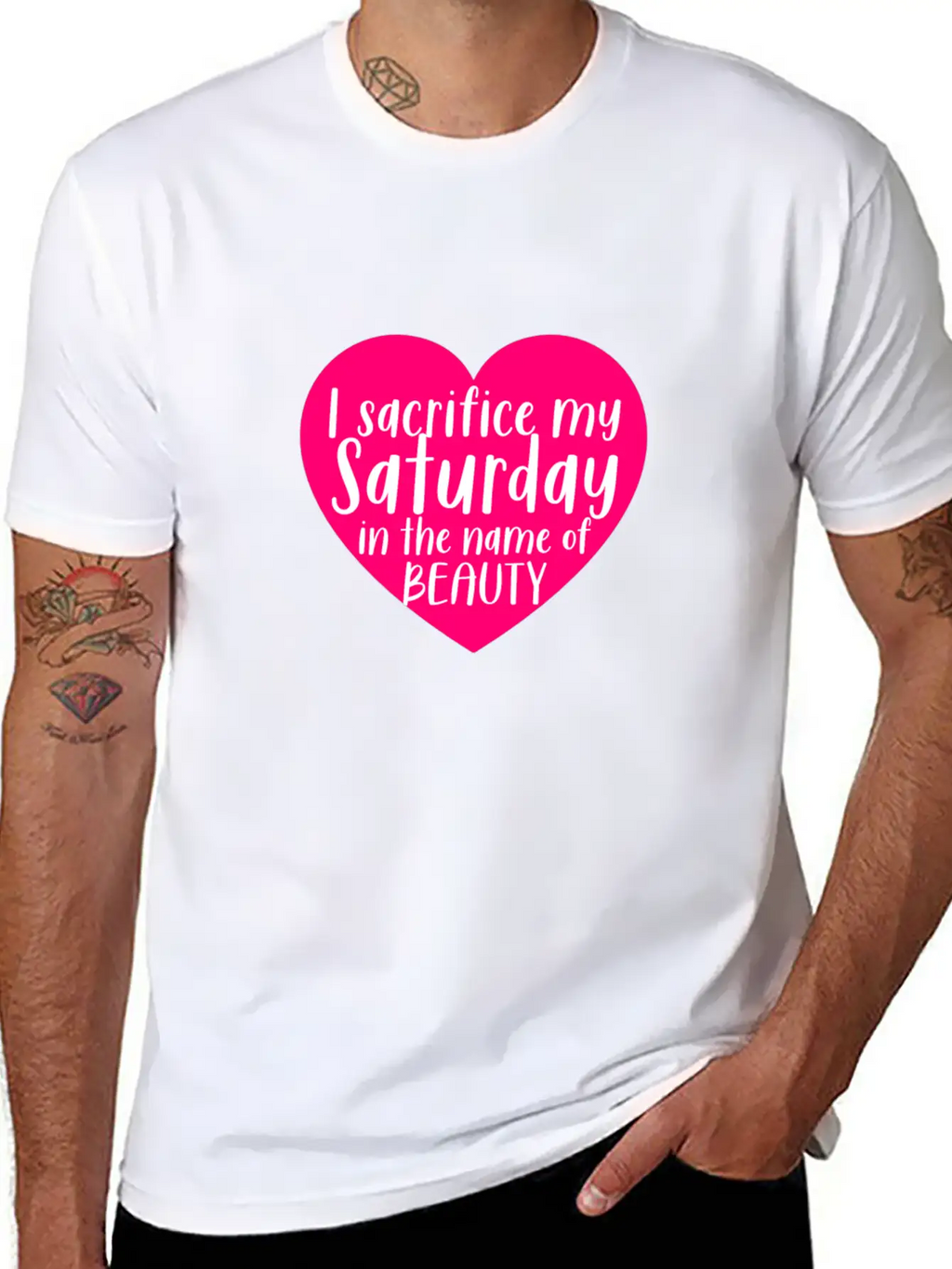 In The Name Of Beauty Unisex Casual T-Shirt – Clean Design For Daily Comfort