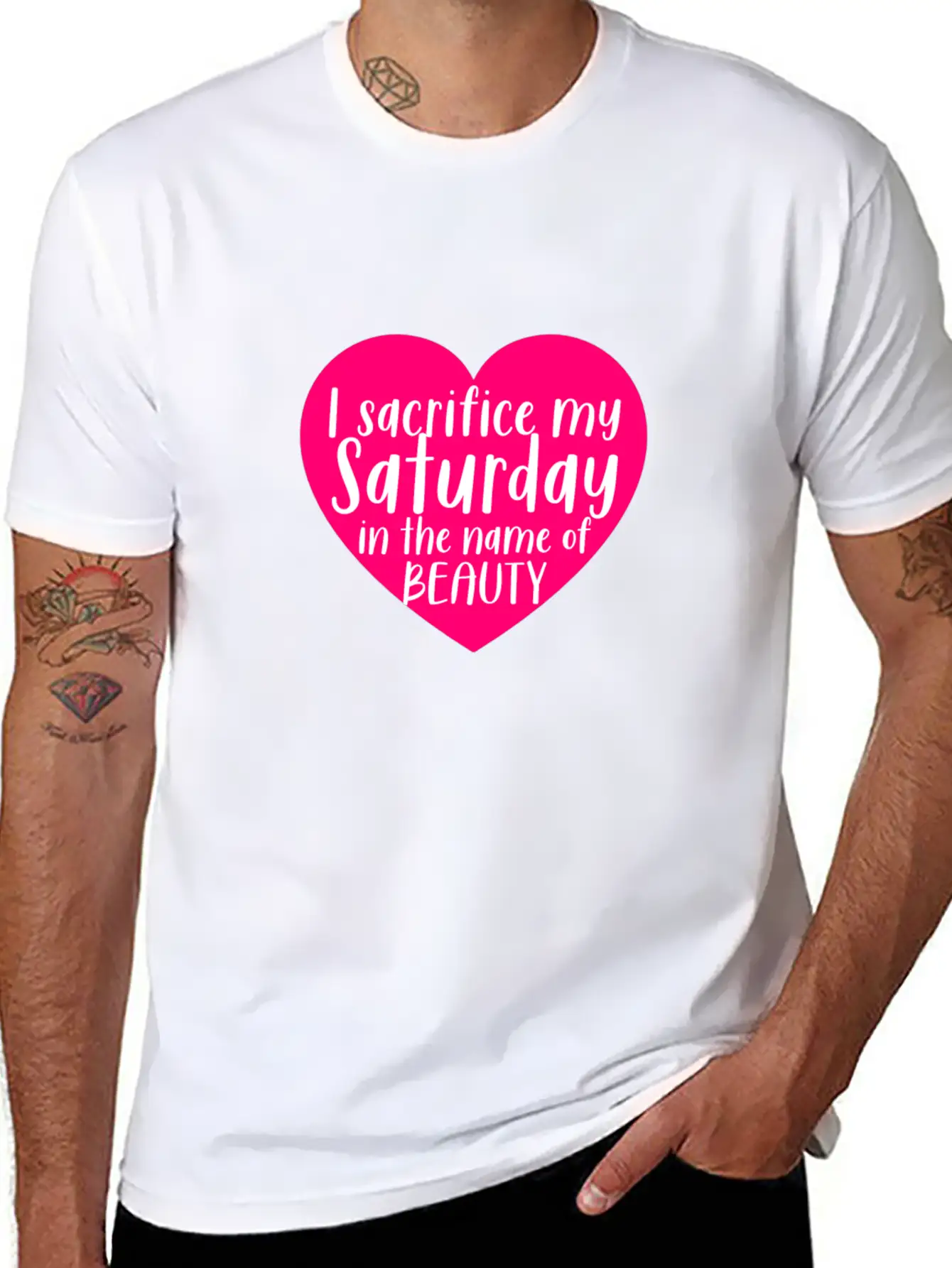 In The Name Of Beauty Unisex Casual T-Shirt – Clean Design For Daily Comfort