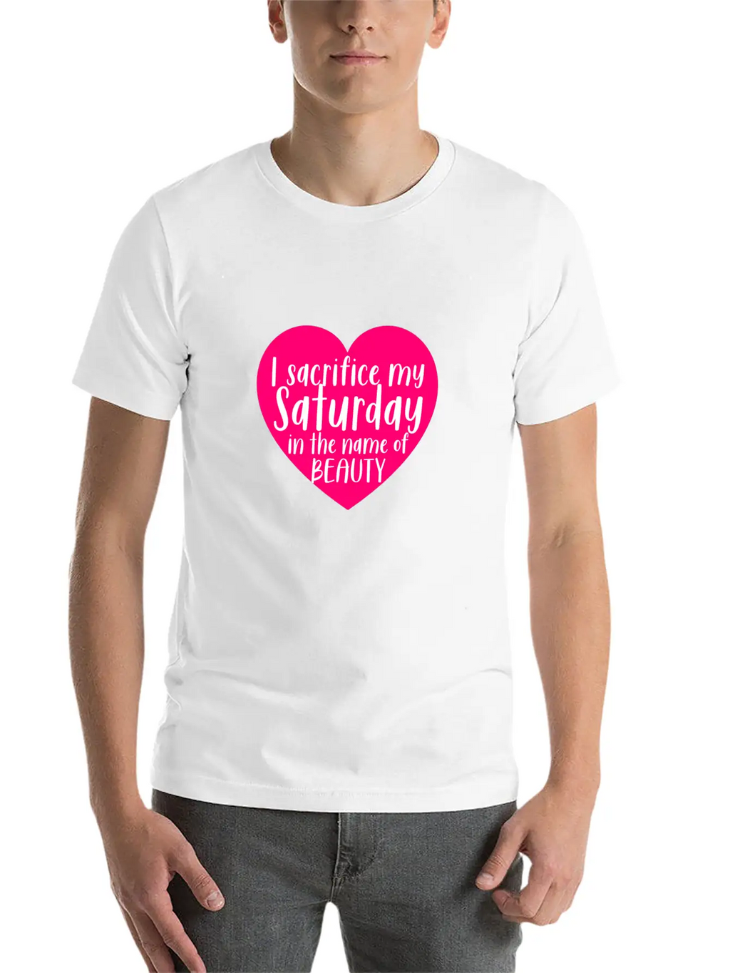 In The Name Of Beauty Unisex Casual T-Shirt – Clean Design For Daily Comfort