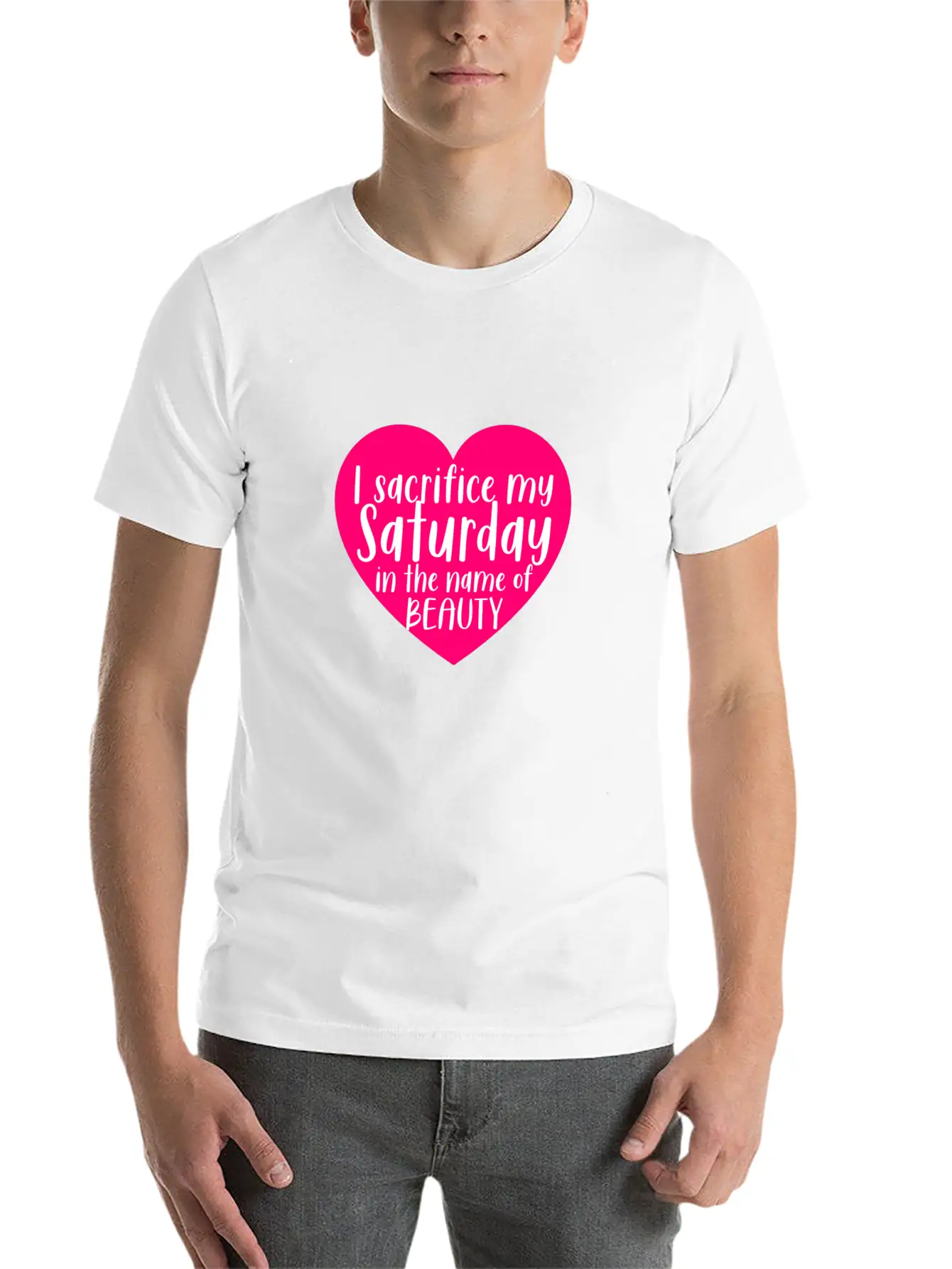 In The Name Of Beauty Unisex Casual T-Shirt – Clean Design For Daily Comfort