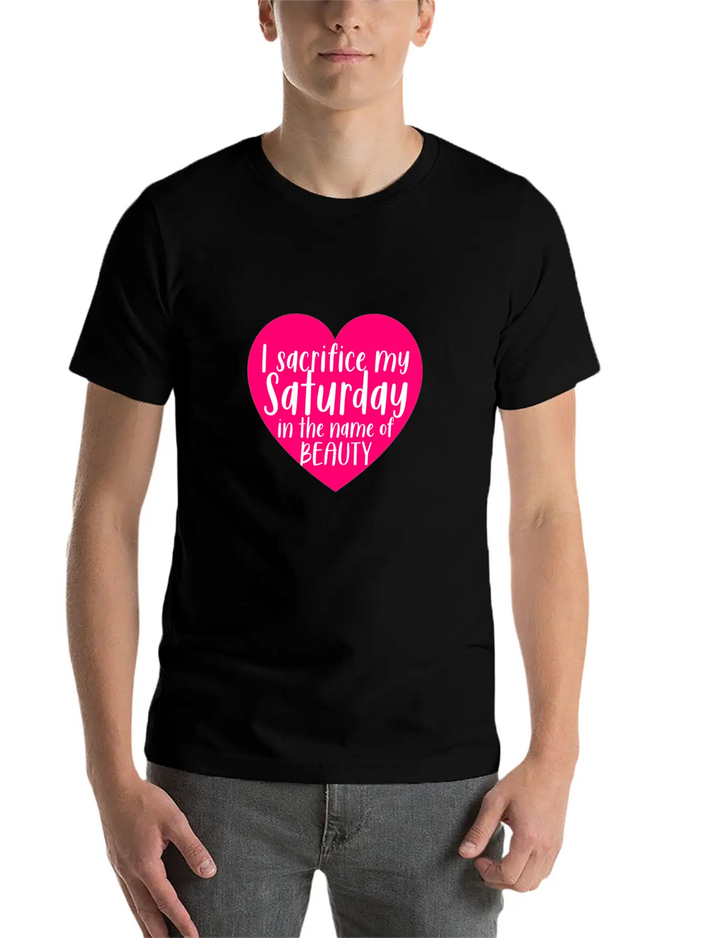 In The Name Of Beauty Unisex Casual T-Shirt – Clean Design For Daily Comfort