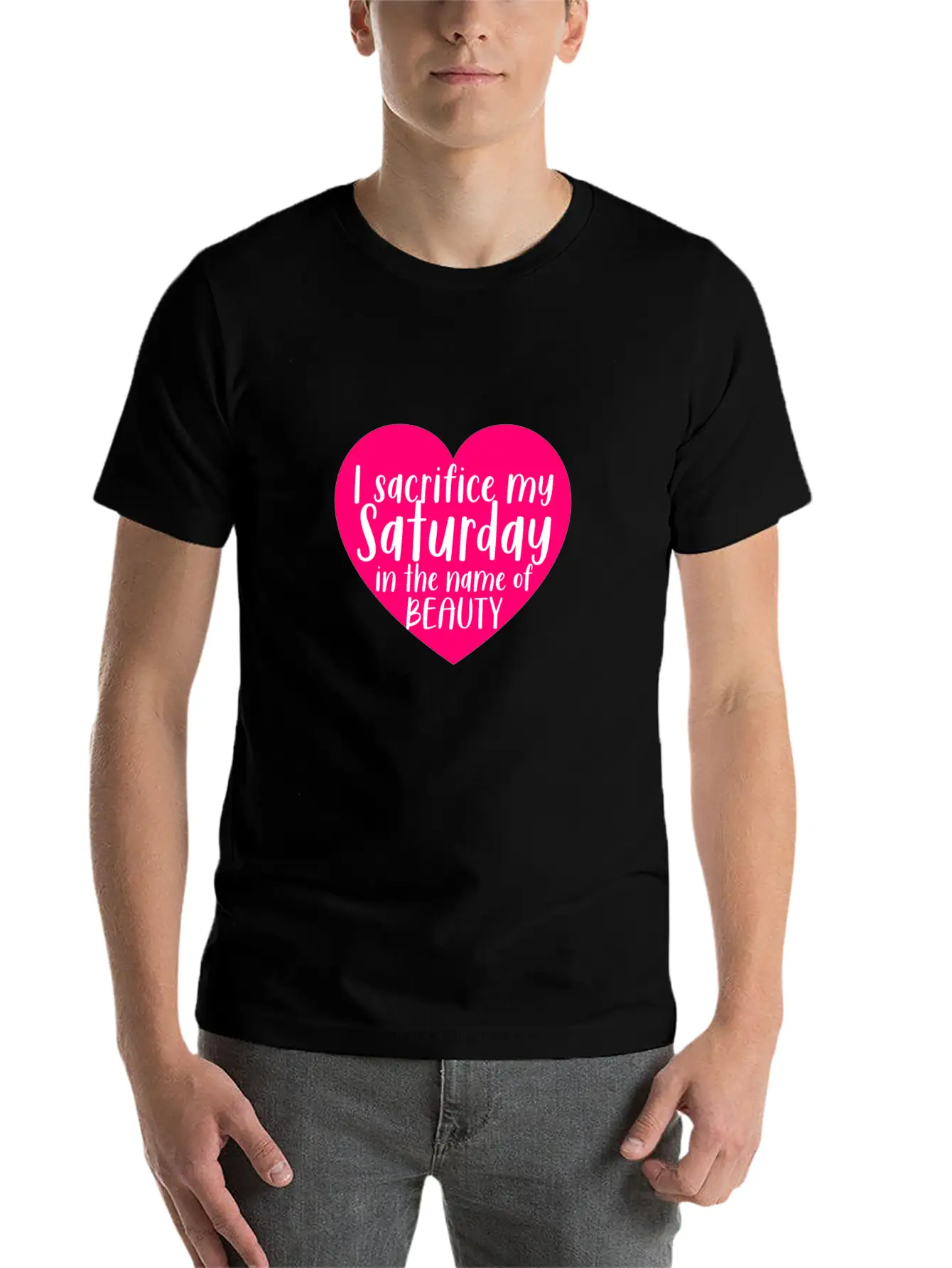 In The Name Of Beauty Unisex Casual T-Shirt – Clean Design For Daily Comfort