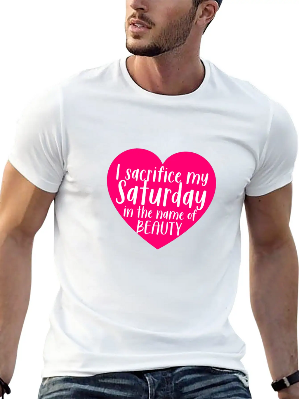 In The Name Of Beauty Unisex Casual T-Shirt – Clean Design For Daily Comfort
