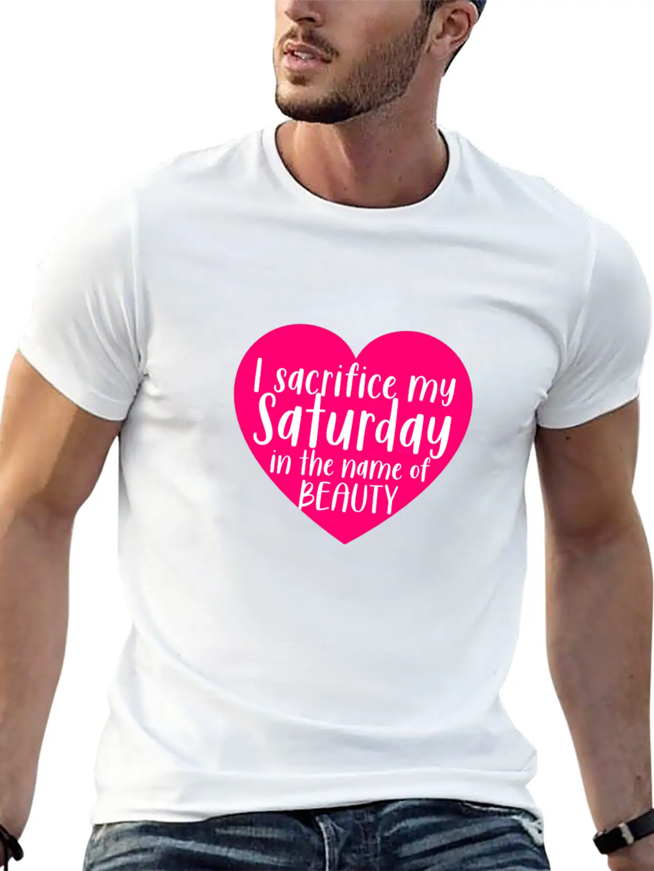 In The Name Of Beauty Unisex Casual T-Shirt – Clean Design For Daily Comfort