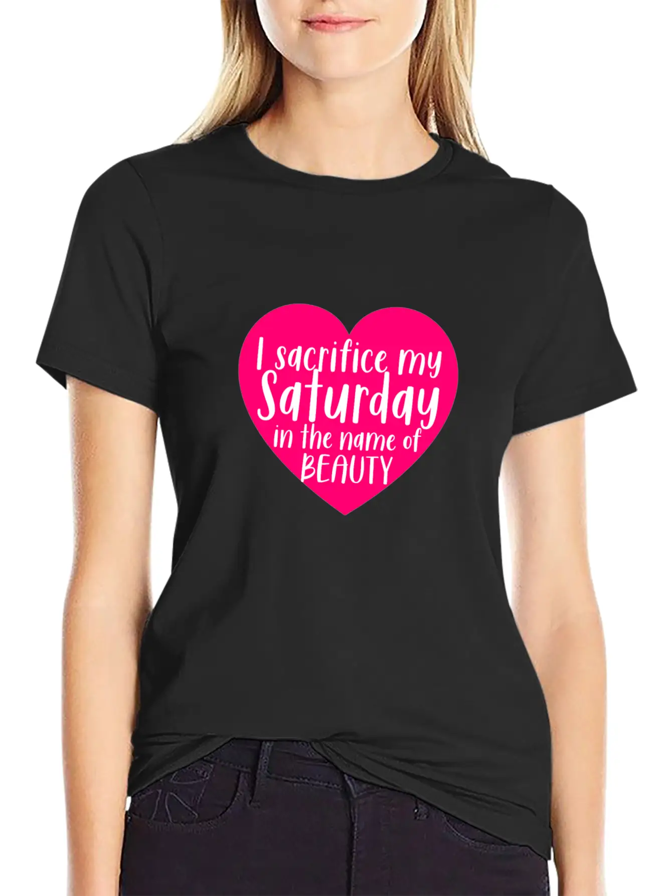 In The Name Of Beauty Unisex Casual T-Shirt – Clean Design For Daily Comfort