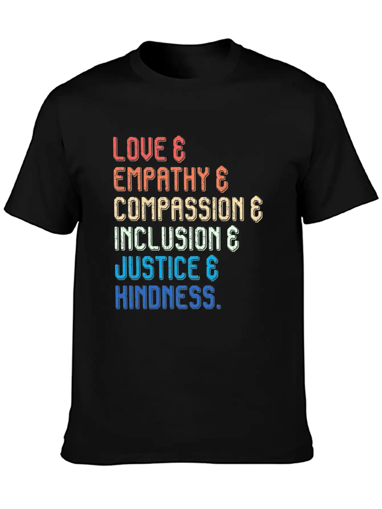 Inclusion Compassion People With Disabilities Breathable Soft Cotton T-Shirt – Timeless Casual Look