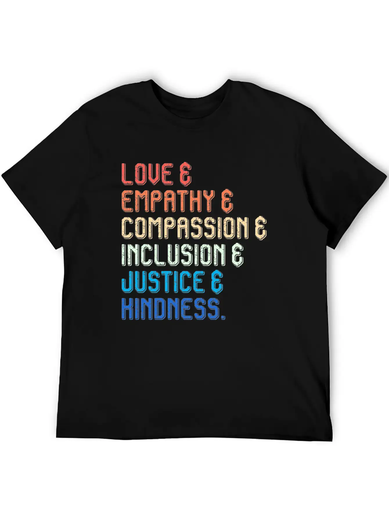 Inclusion Compassion People With Disabilities Breathable Soft Cotton T-Shirt – Timeless Casual Look