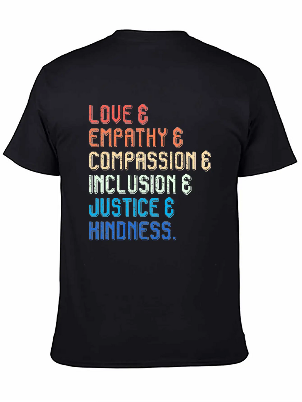 Inclusion Compassion People With Disabilities Breathable Soft Cotton T-Shirt – Timeless Casual Look