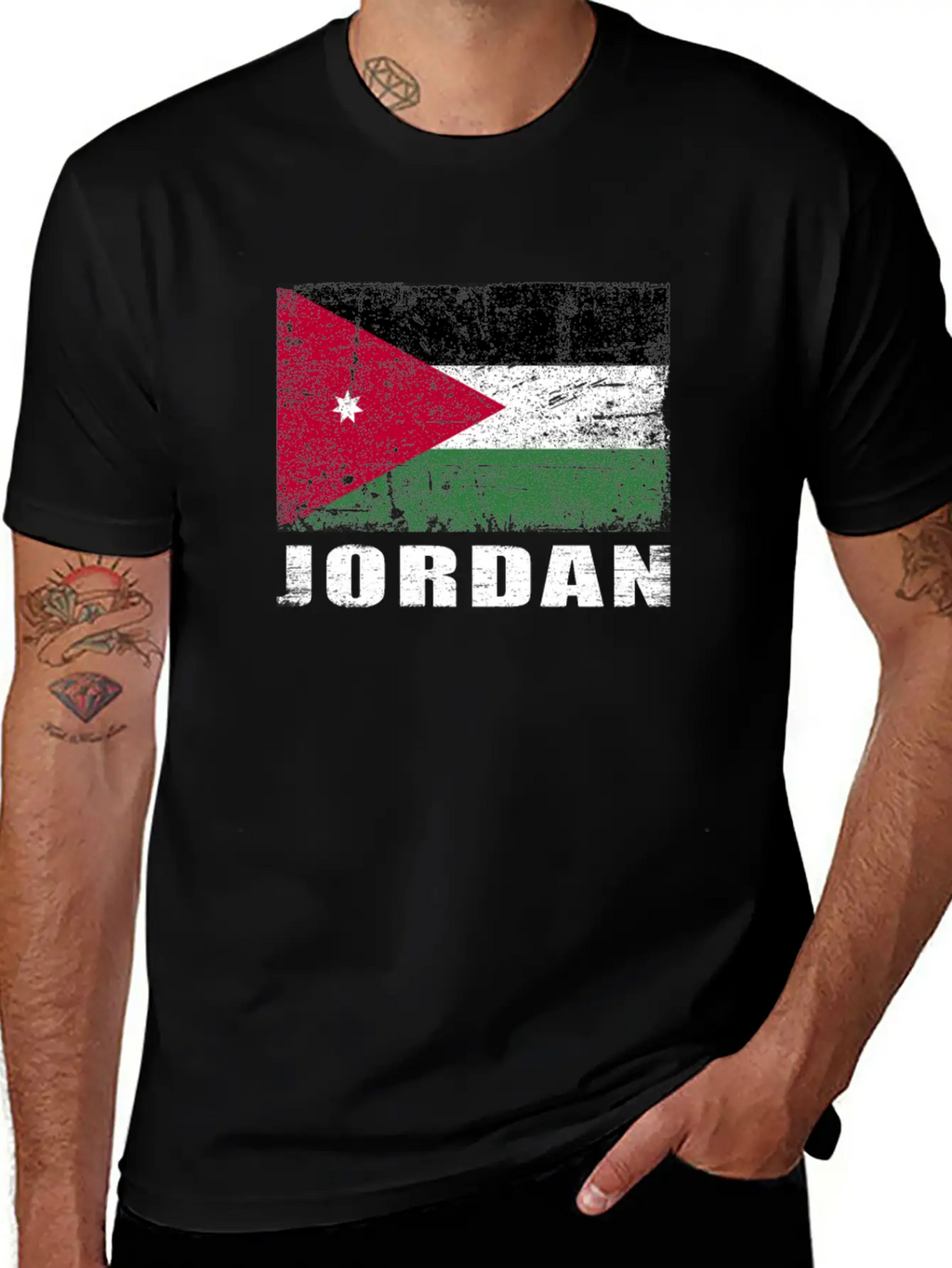 India Flag Grunge Country Flag India Casual Graphic T-Shirt – Simple And Comfortable Daily Wear