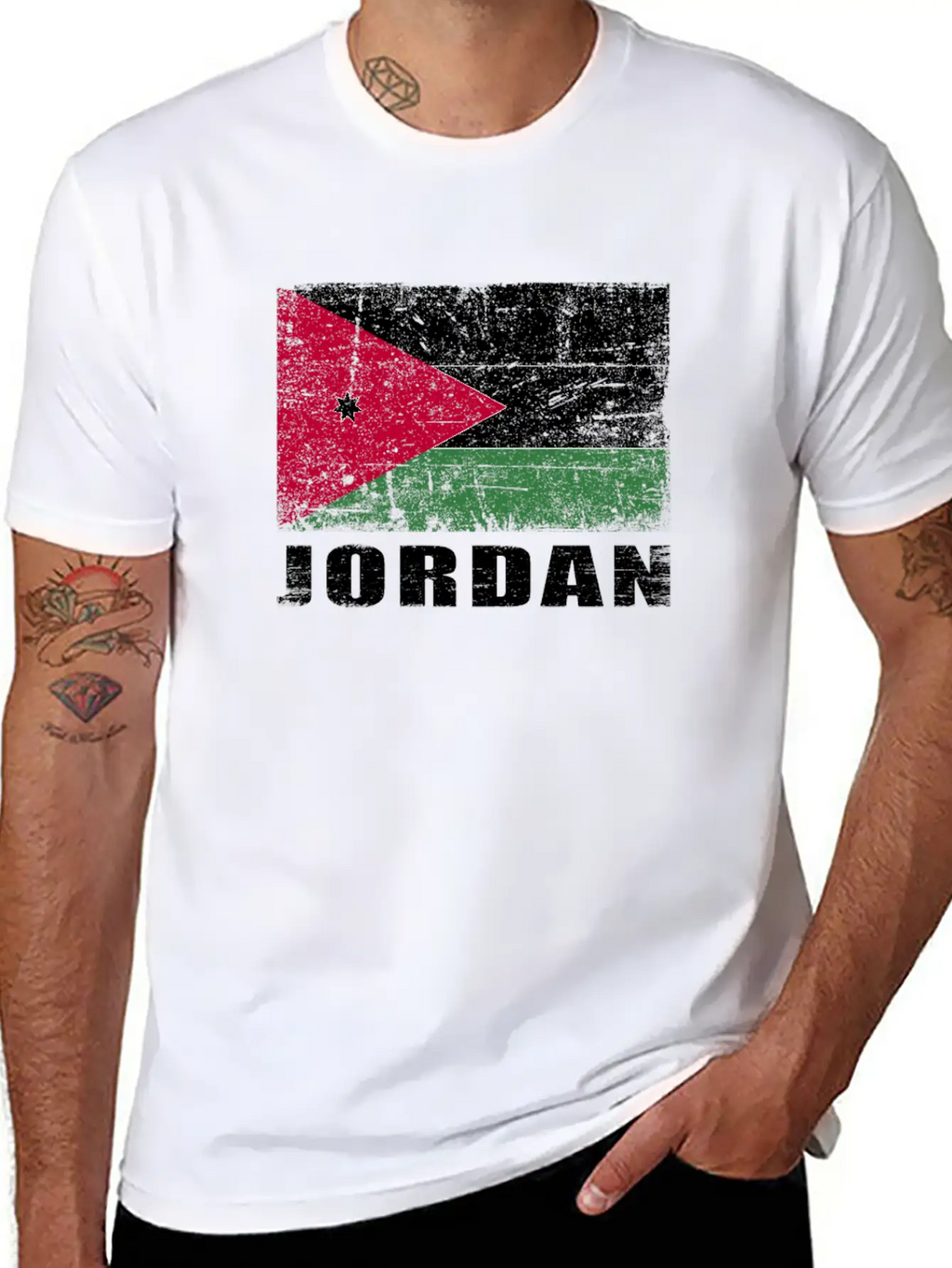 India Flag Grunge Country Flag India Casual Graphic T-Shirt – Simple And Comfortable Daily Wear
