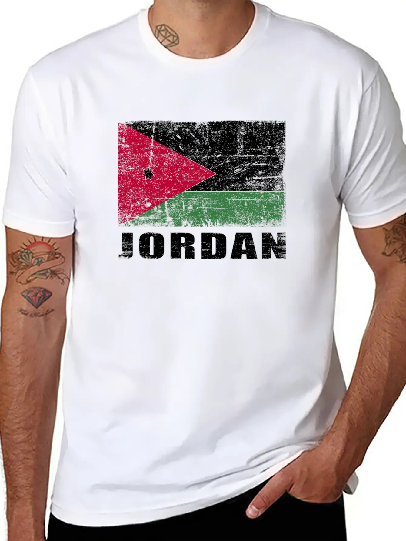 India Flag Grunge Country Flag India Casual Graphic T-Shirt – Simple And Comfortable Daily Wear