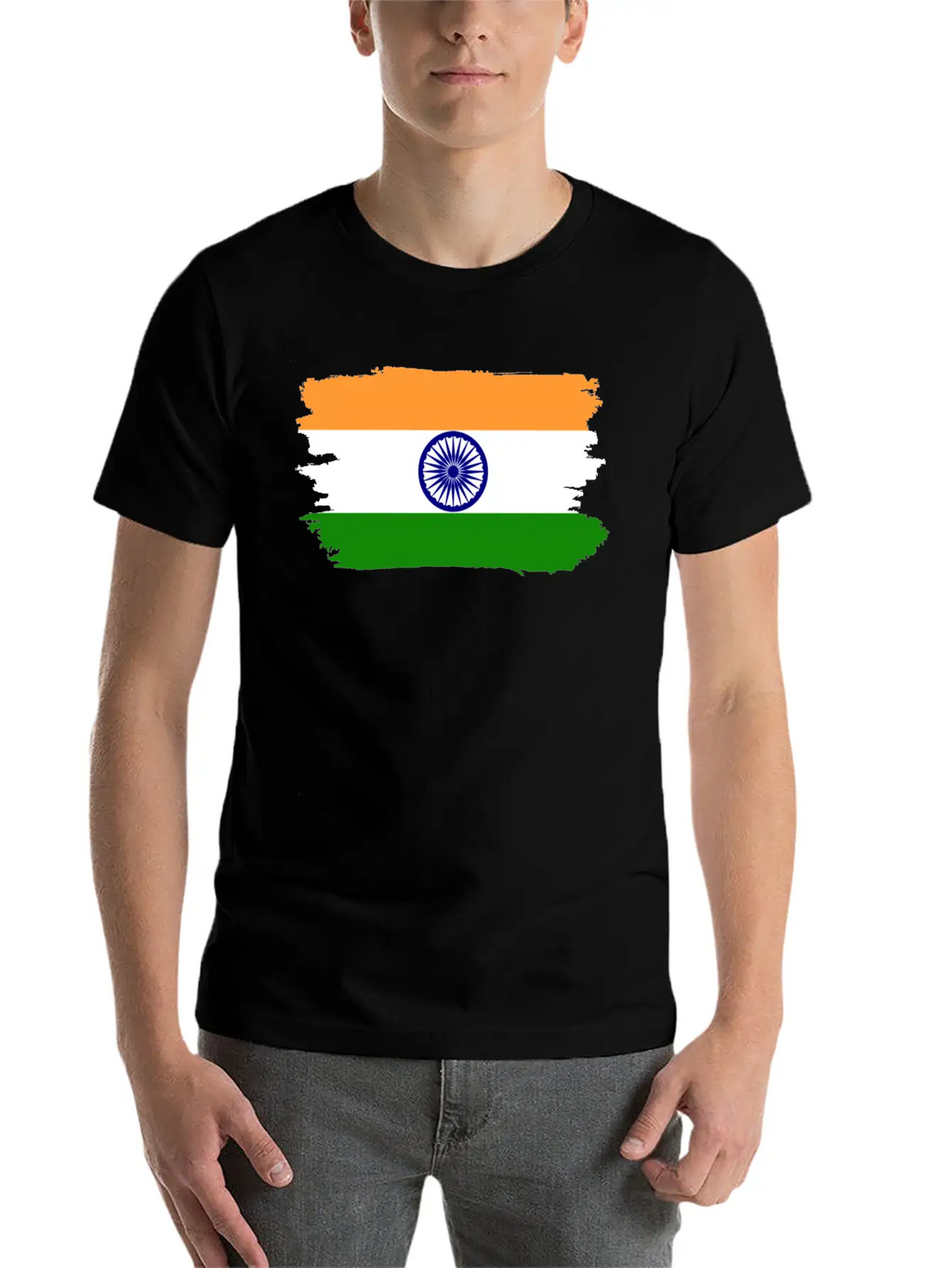 India Proud Flag Unisex Casual T-Shirt – Clean Design For Daily Comfort