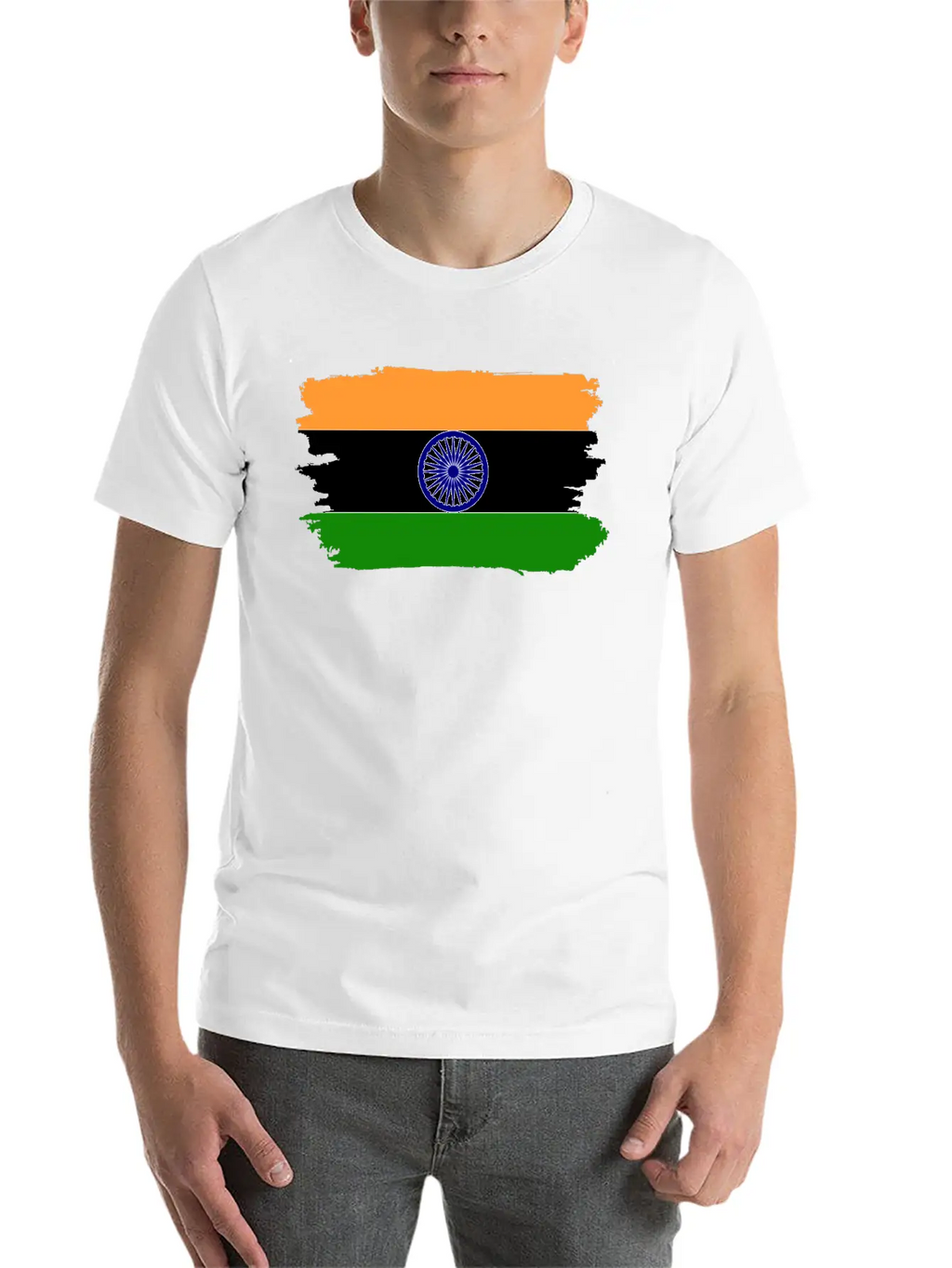 India Proud Flag Unisex Casual T-Shirt – Clean Design For Daily Comfort