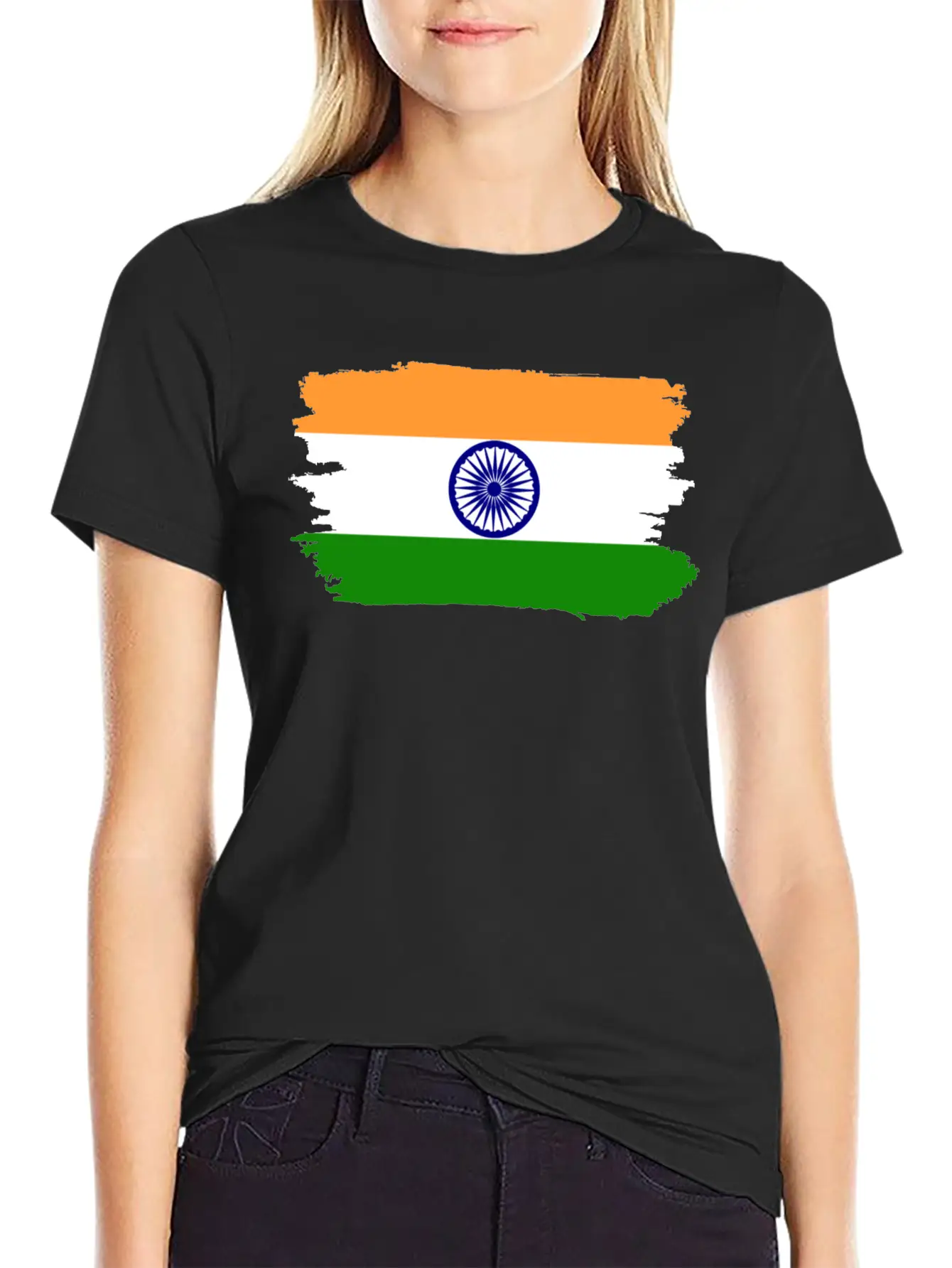 India Proud Flag Unisex Casual T-Shirt – Clean Design For Daily Comfort