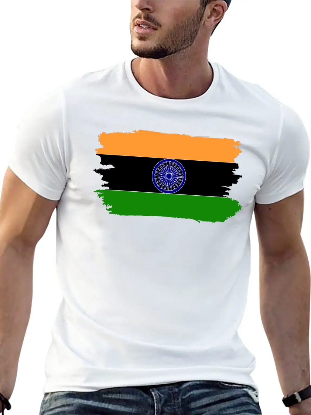 India Proud Flag Unisex Casual T-Shirt – Clean Design For Daily Comfort