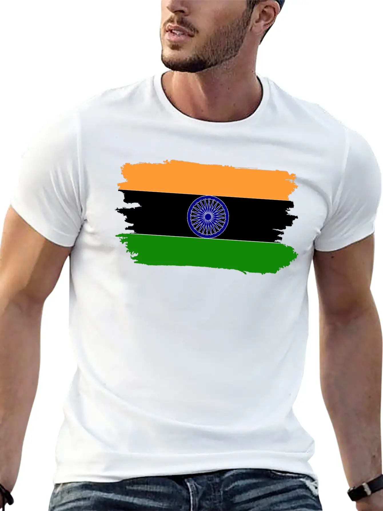 India Proud Flag Unisex Casual T-Shirt – Clean Design For Daily Comfort