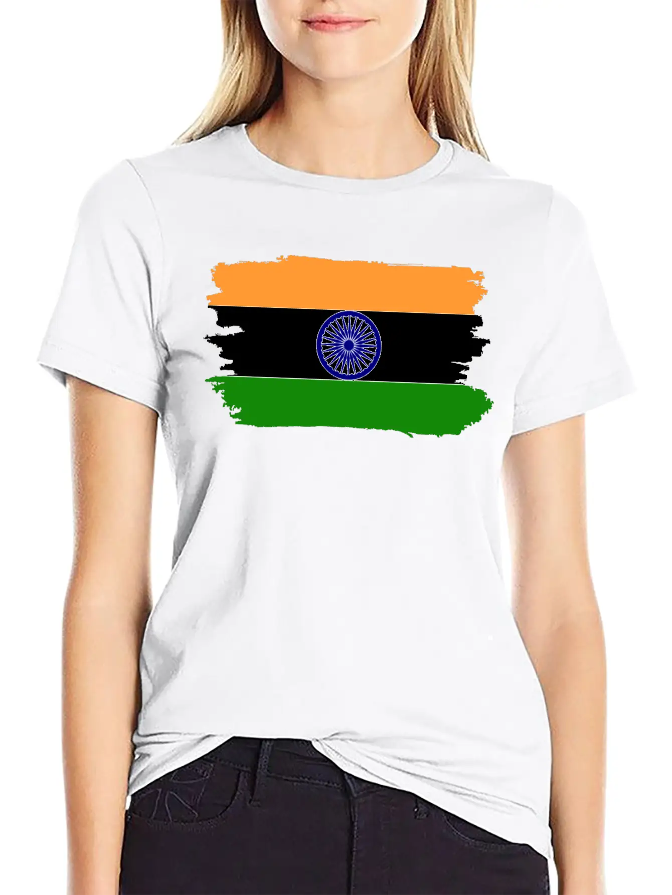 India Proud Flag Unisex Casual T-Shirt – Clean Design For Daily Comfort