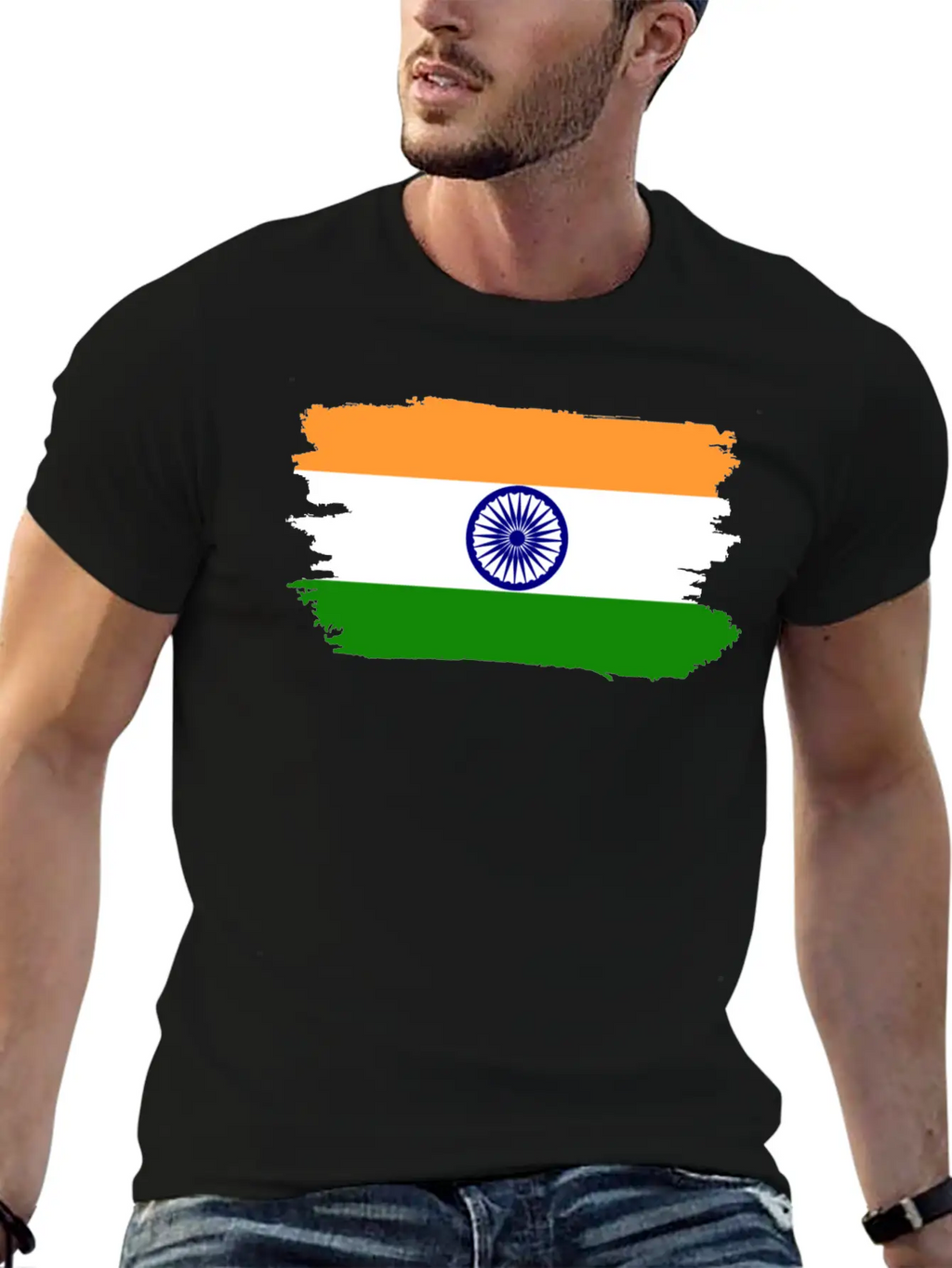 India Proud Flag Unisex Casual T-Shirt – Clean Design For Daily Comfort