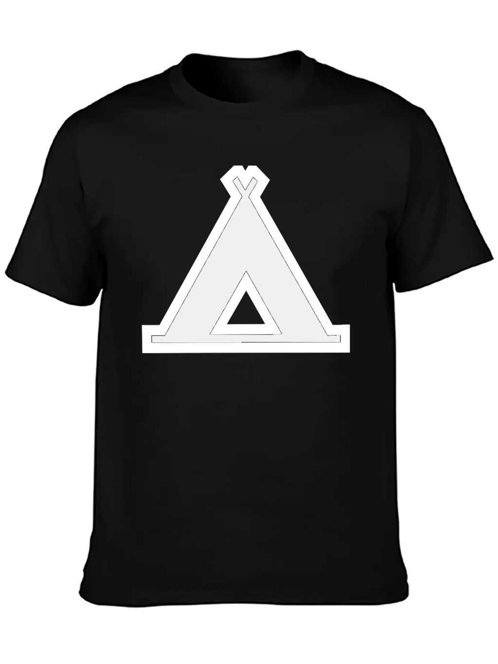 Indian Indianer American Tent Zelt Teepee Tomahawk Unisex Casual T-Shirt – Clean Design For Daily Comfort