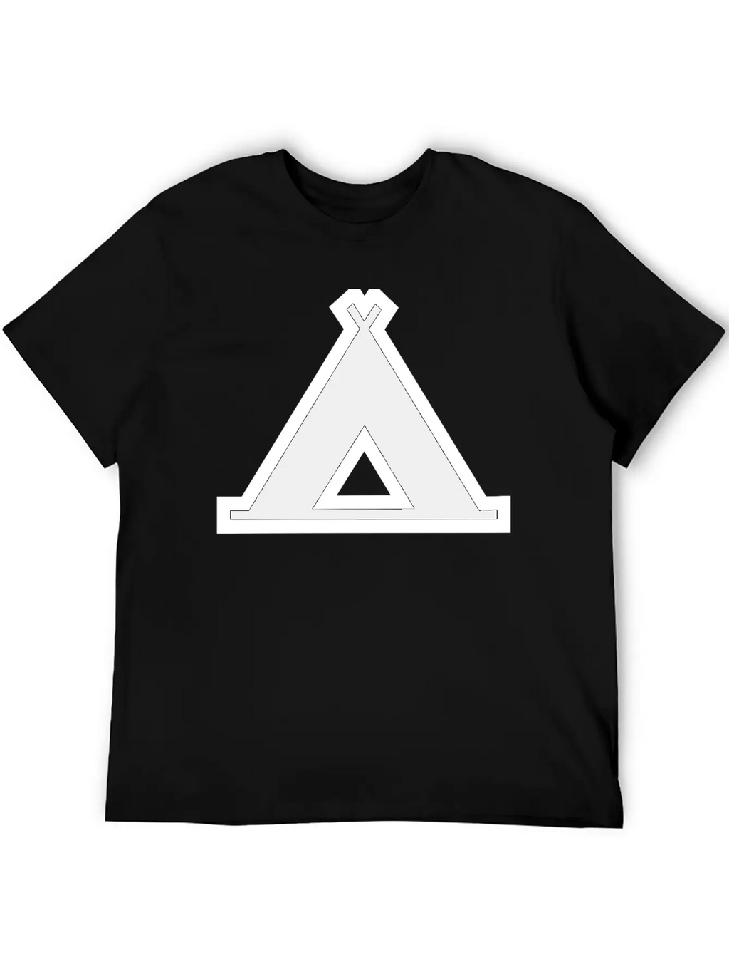 Indian Indianer American Tent Zelt Teepee Tomahawk Unisex Casual T-Shirt – Clean Design For Daily Comfort