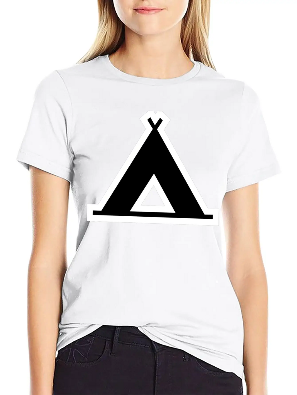 Indian Indianer American Tent Zelt Teepee Tomahawk Unisex Casual T-Shirt – Clean Design For Daily Comfort