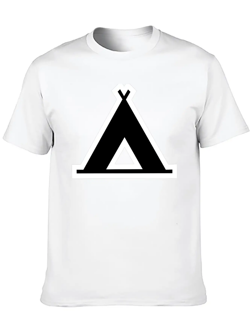 Indian Indianer American Tent Zelt Teepee Tomahawk Unisex Casual T-Shirt – Clean Design For Daily Comfort