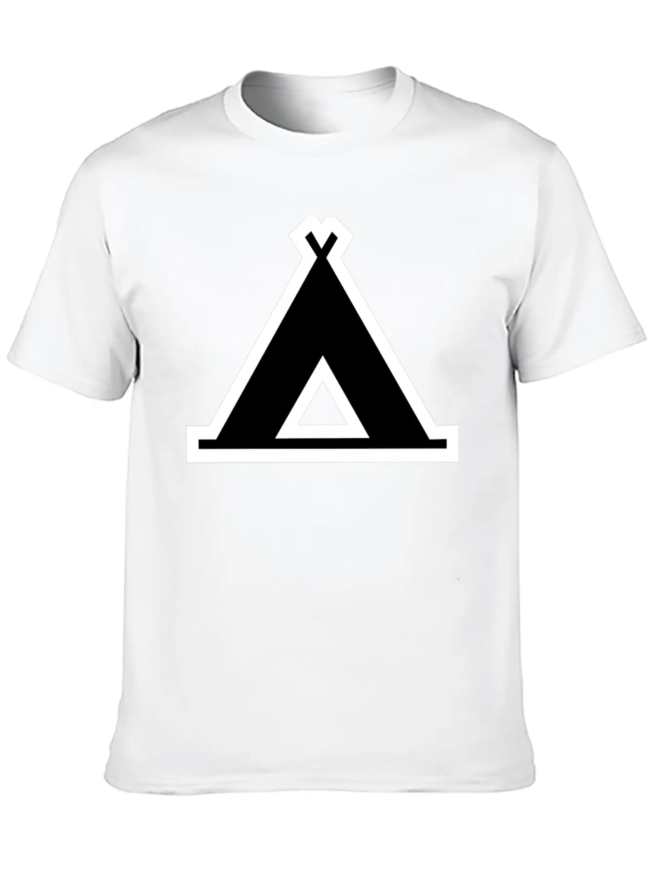 Indian Indianer American Tent Zelt Teepee Tomahawk Unisex Casual T-Shirt – Clean Design For Daily Comfort