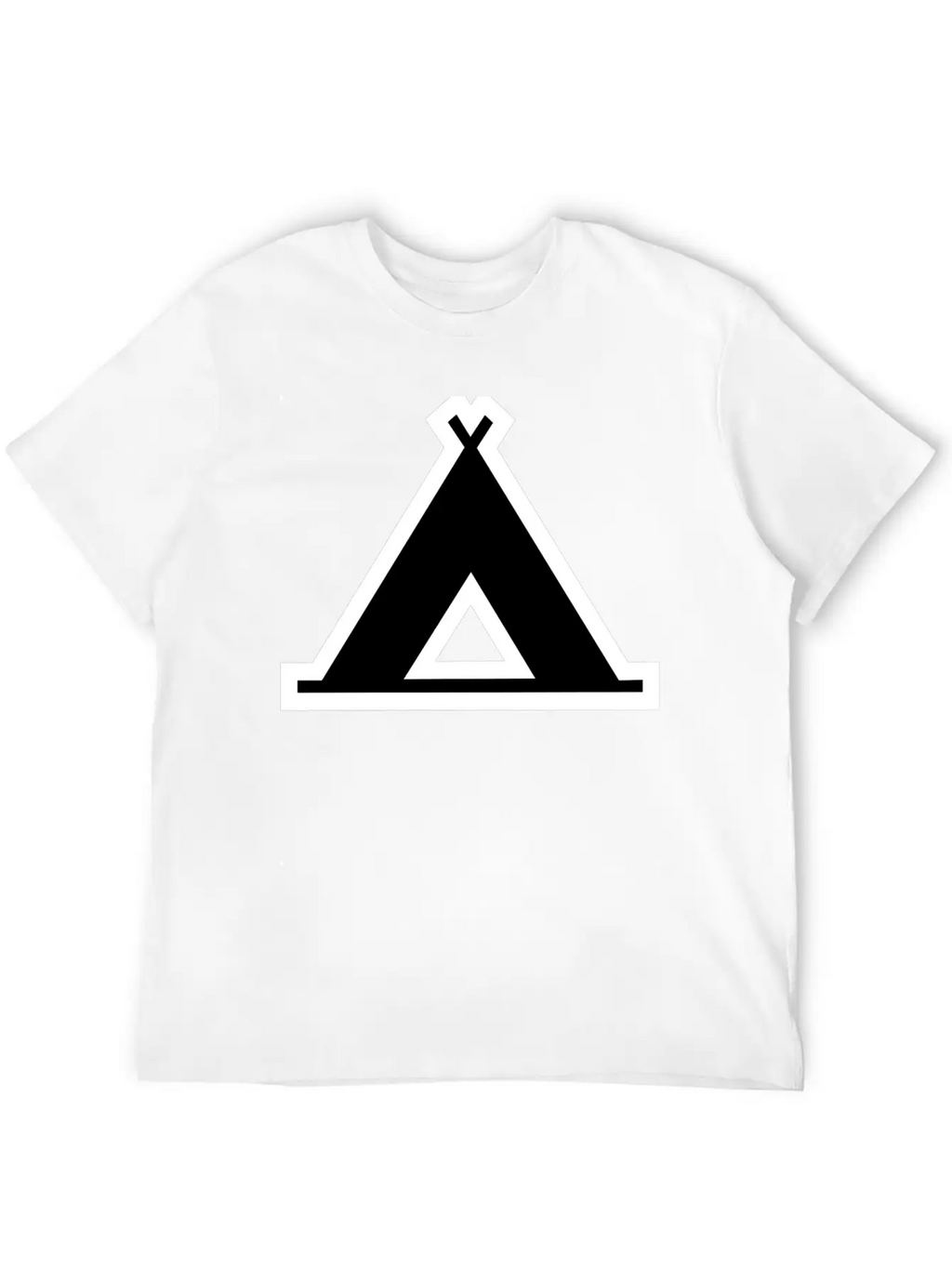 Indian Indianer American Tent Zelt Teepee Tomahawk Unisex Casual T-Shirt – Clean Design For Daily Comfort