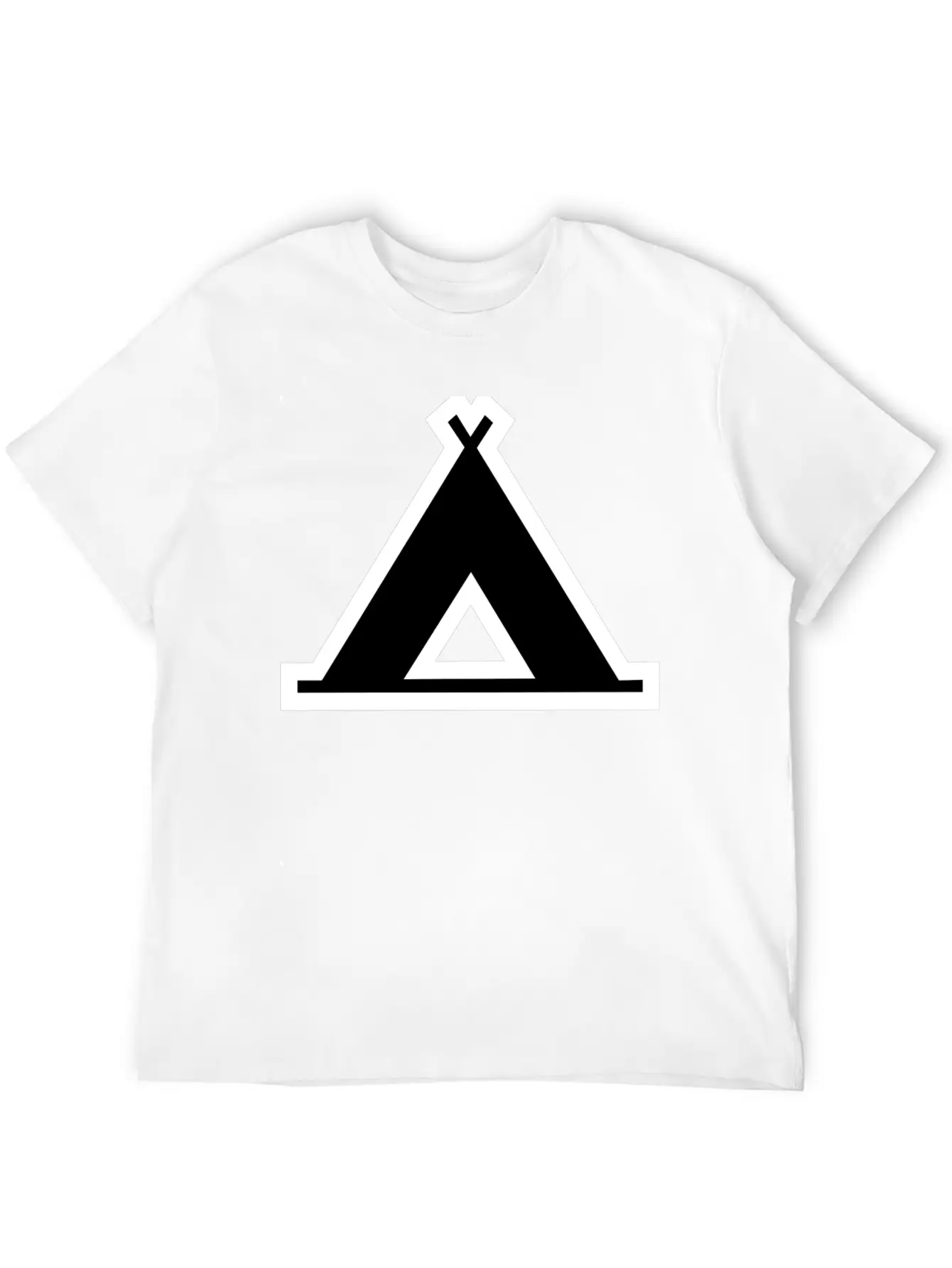 Indian Indianer American Tent Zelt Teepee Tomahawk Unisex Casual T-Shirt – Clean Design For Daily Comfort