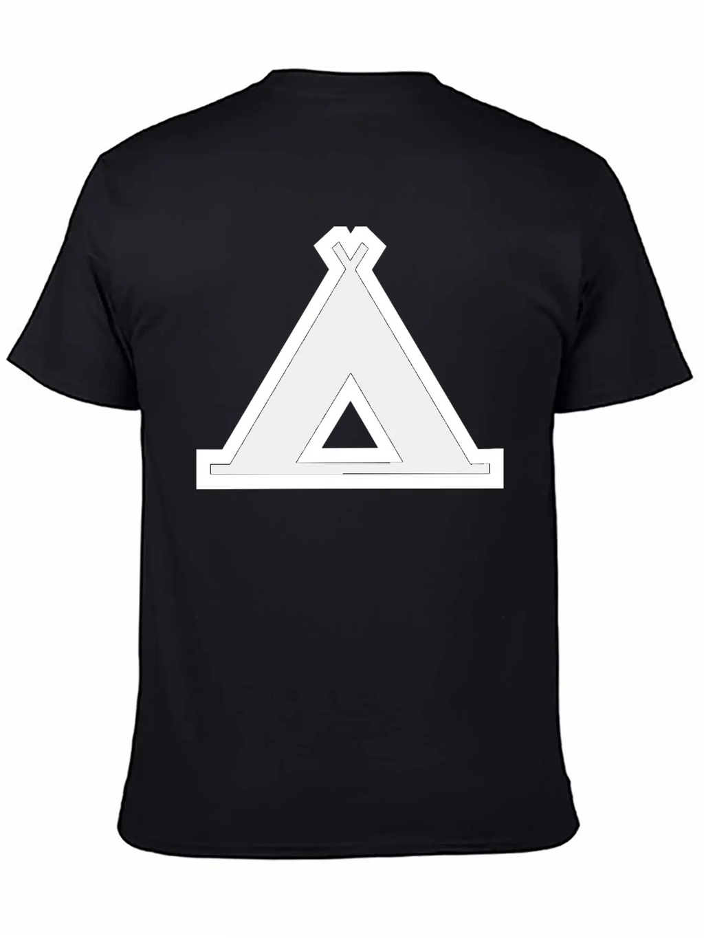 Indian Indianer American Tent Zelt Teepee Tomahawk Unisex Casual T-Shirt – Clean Design For Daily Comfort