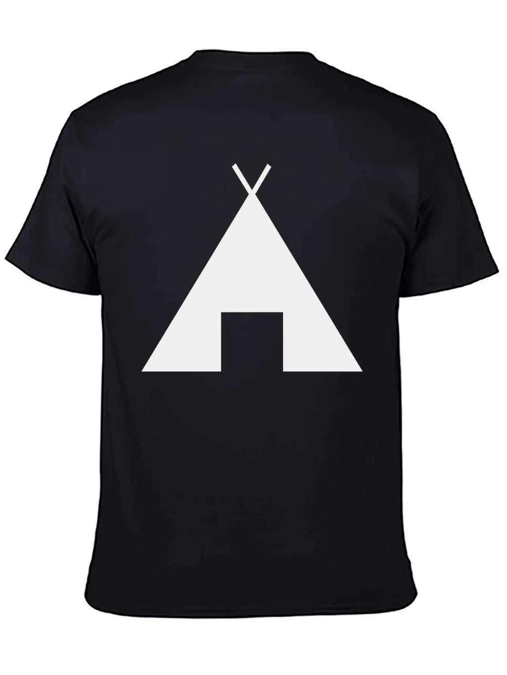 Indian Indianer American Tent Zelt Teepee Tomahawk Unisex Short Sleeve Soft Cotton T-Shirt – Casual Everyday Wear