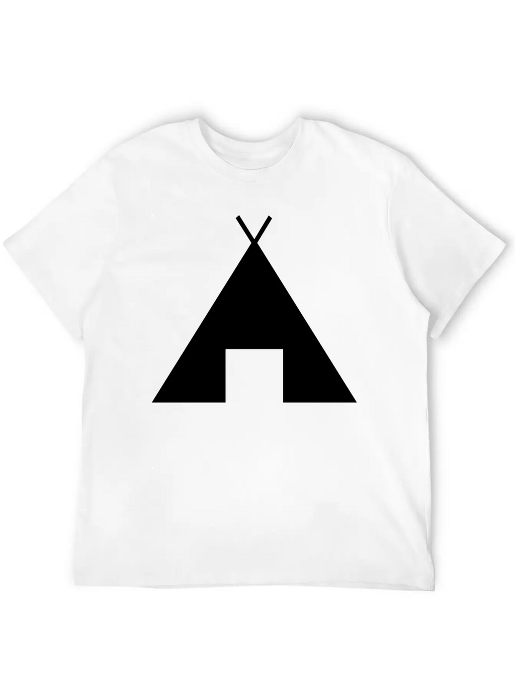 Indian Indianer American Tent Zelt Teepee Tomahawk Unisex Short Sleeve Soft Cotton T-Shirt – Casual Everyday Wear