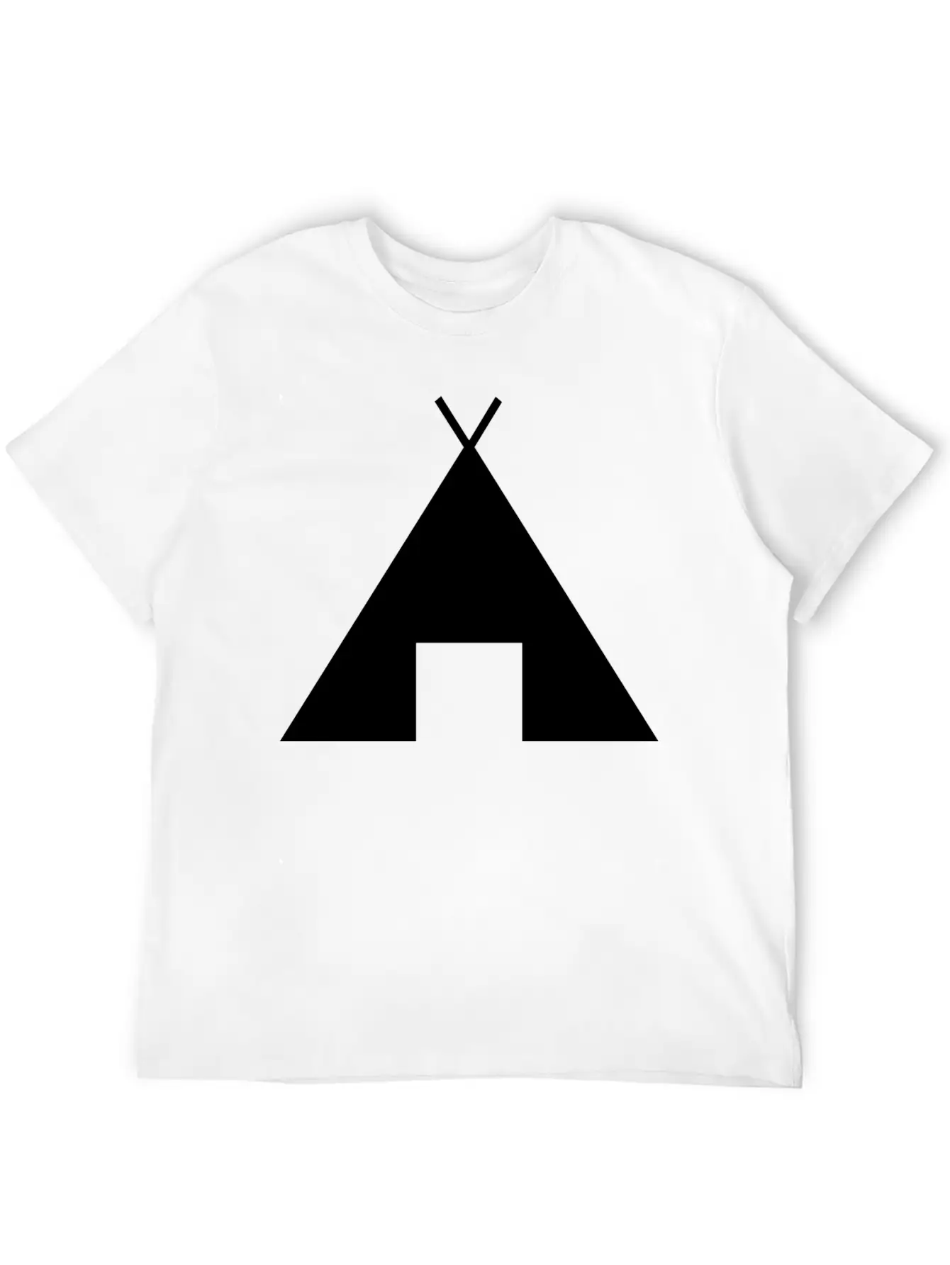 Indian Indianer American Tent Zelt Teepee Tomahawk Unisex Short Sleeve Soft Cotton T-Shirt – Casual Everyday Wear