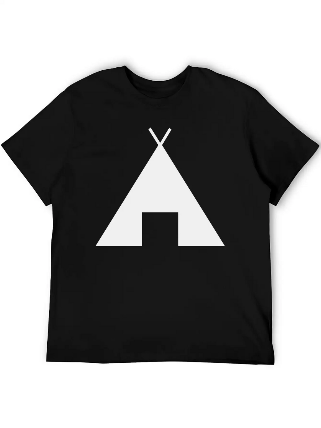 Indian Indianer American Tent Zelt Teepee Tomahawk Unisex Short Sleeve Soft Cotton T-Shirt – Casual Everyday Wear