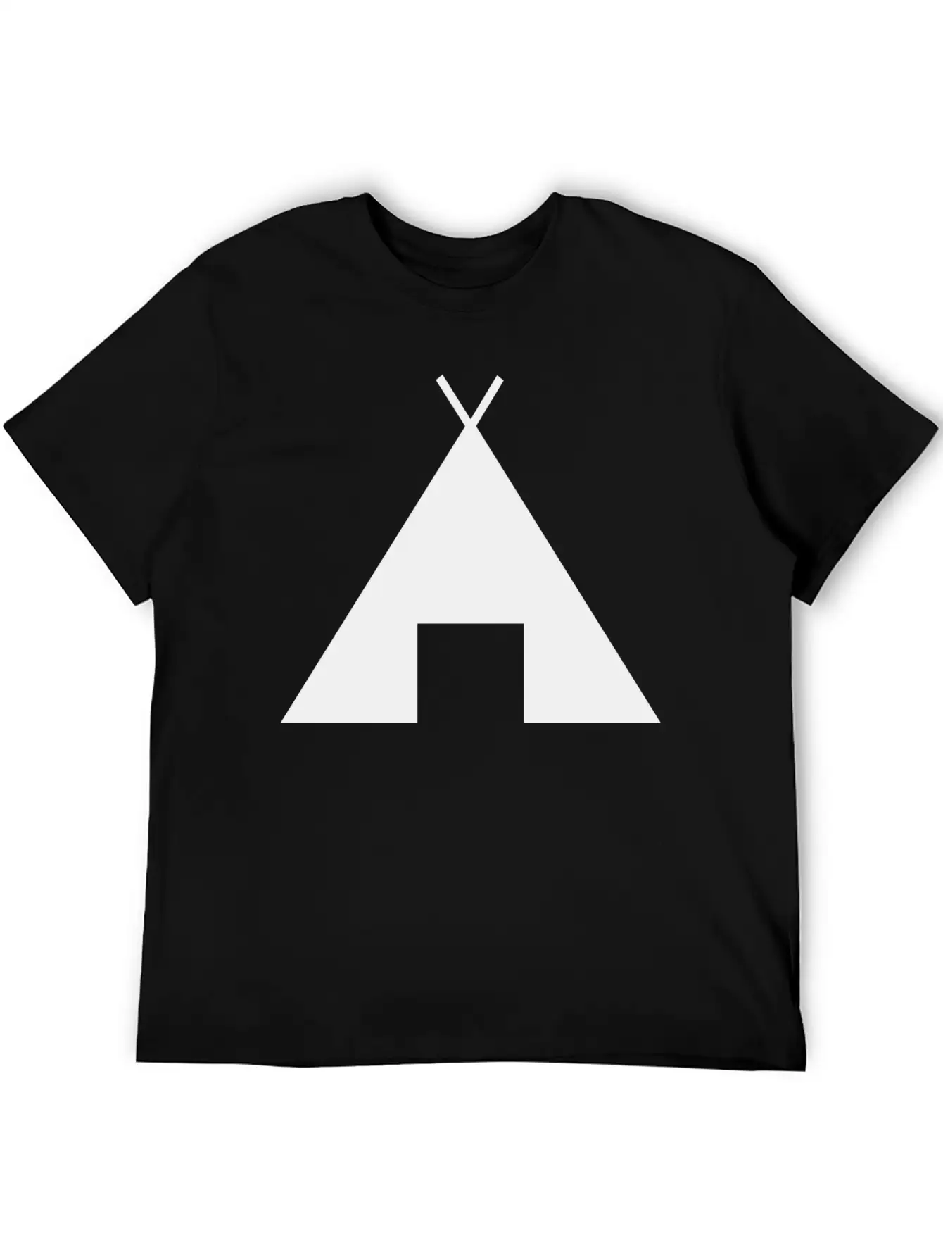 Indian Indianer American Tent Zelt Teepee Tomahawk Unisex Short Sleeve Soft Cotton T-Shirt – Casual Everyday Wear