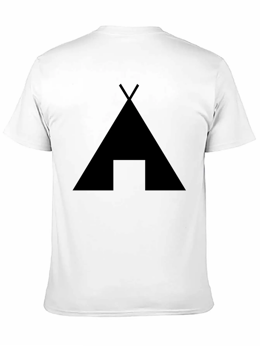 Indian Indianer American Tent Zelt Teepee Tomahawk Unisex Short Sleeve Soft Cotton T-Shirt – Casual Everyday Wear