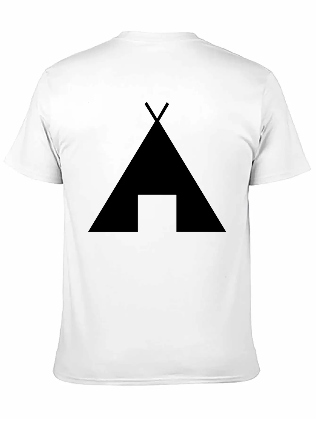Indian Indianer American Tent Zelt Teepee Tomahawk Unisex Short Sleeve Soft Cotton T-Shirt – Casual Everyday Wear