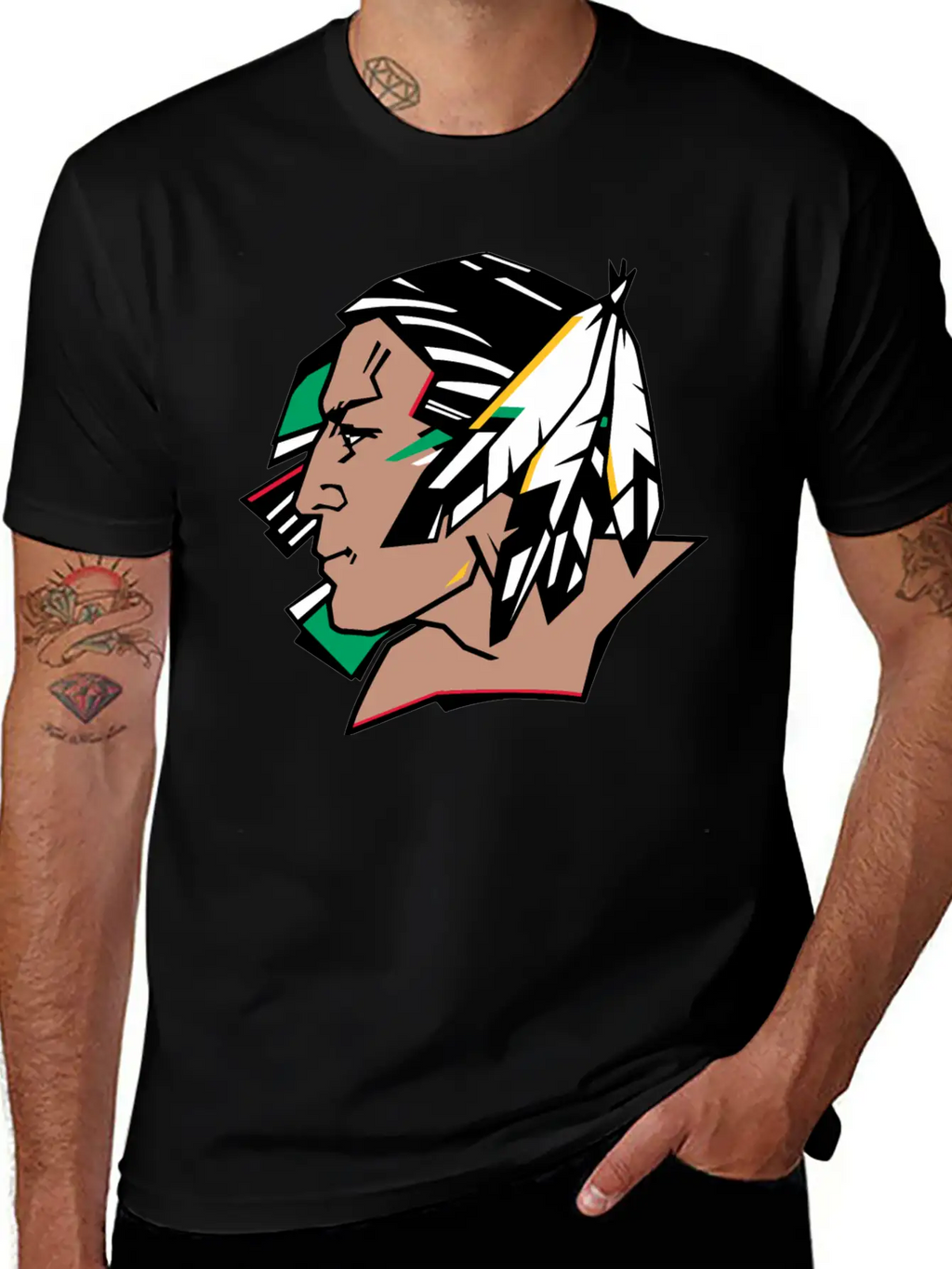Indians Indian Geronimo Apache Lakota Unisex Casual T-Shirt – Clean Design For Daily Comfort