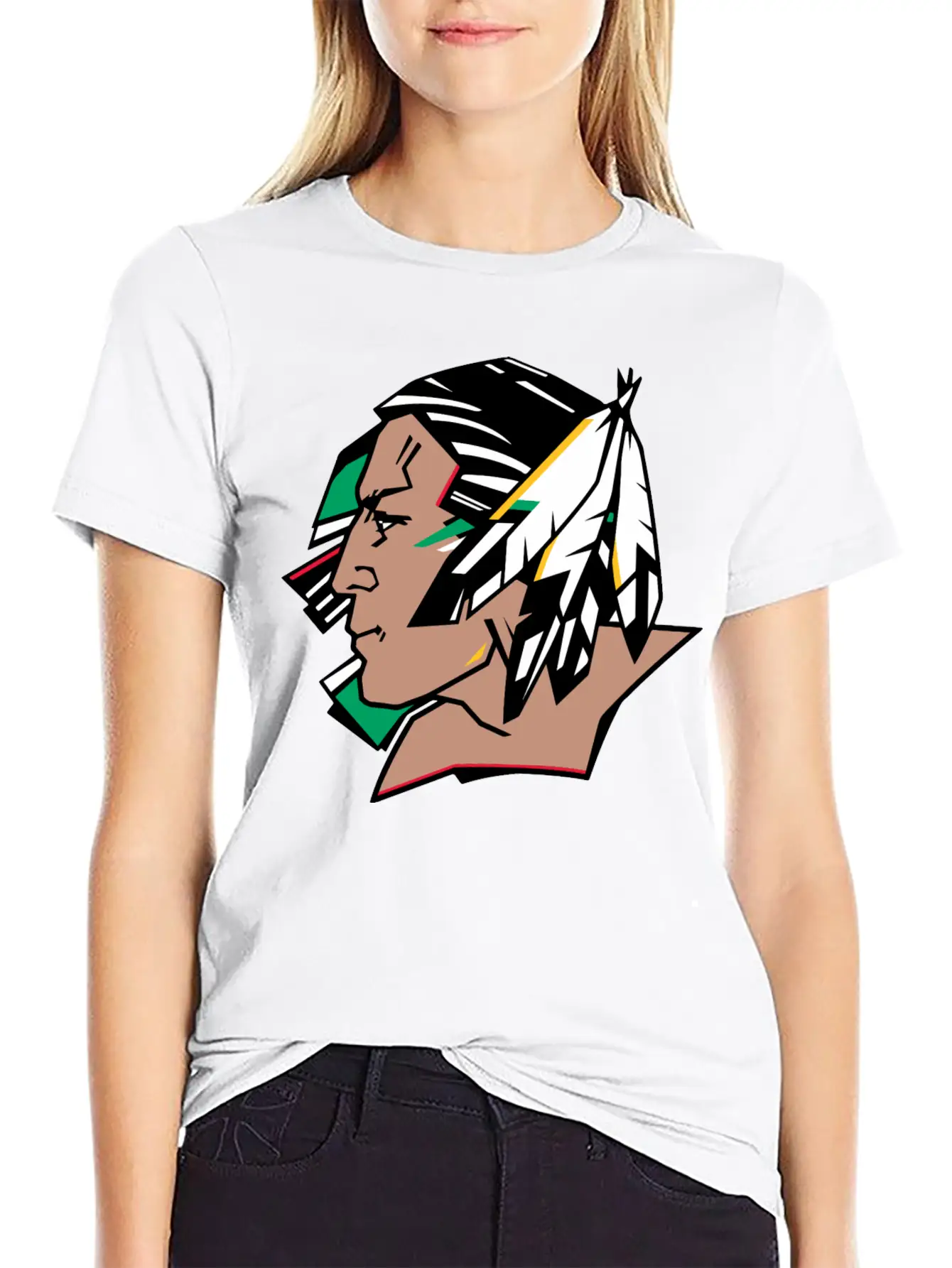 Indians Indian Geronimo Apache Lakota Unisex Casual T-Shirt – Clean Design For Daily Comfort