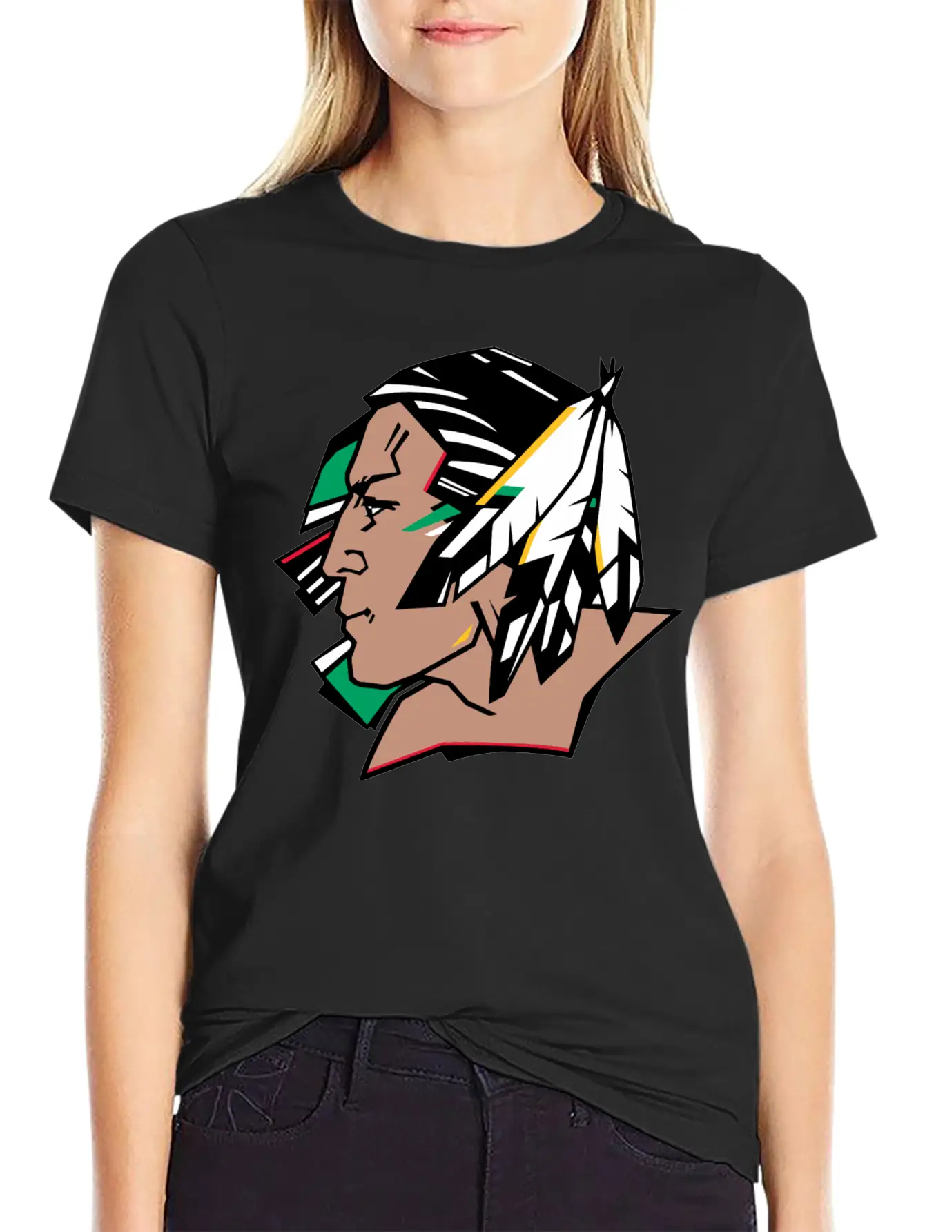 Indians Indian Geronimo Apache Lakota Unisex Casual T-Shirt – Clean Design For Daily Comfort