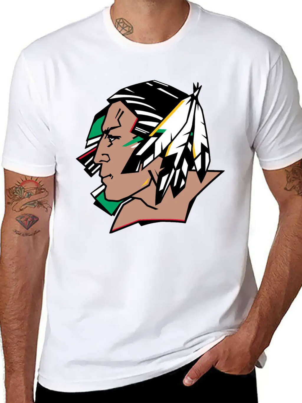 Indians Indian Geronimo Apache Lakota Unisex Casual T-Shirt – Clean Design For Daily Comfort