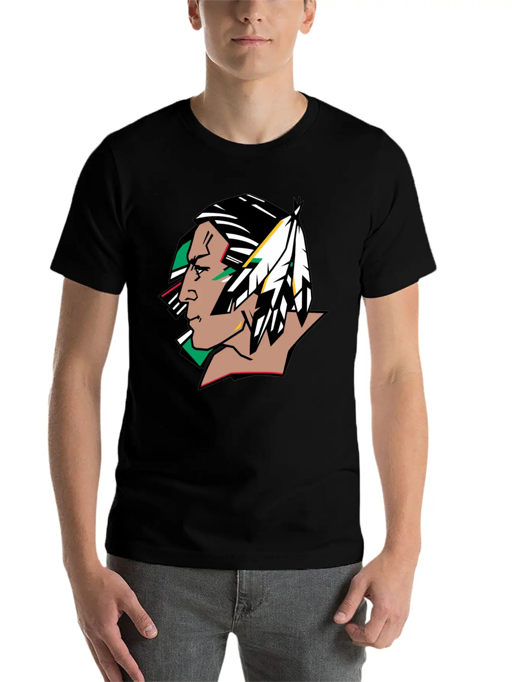 Indians Indian Geronimo Apache Lakota Unisex Casual T-Shirt – Clean Design For Daily Comfort