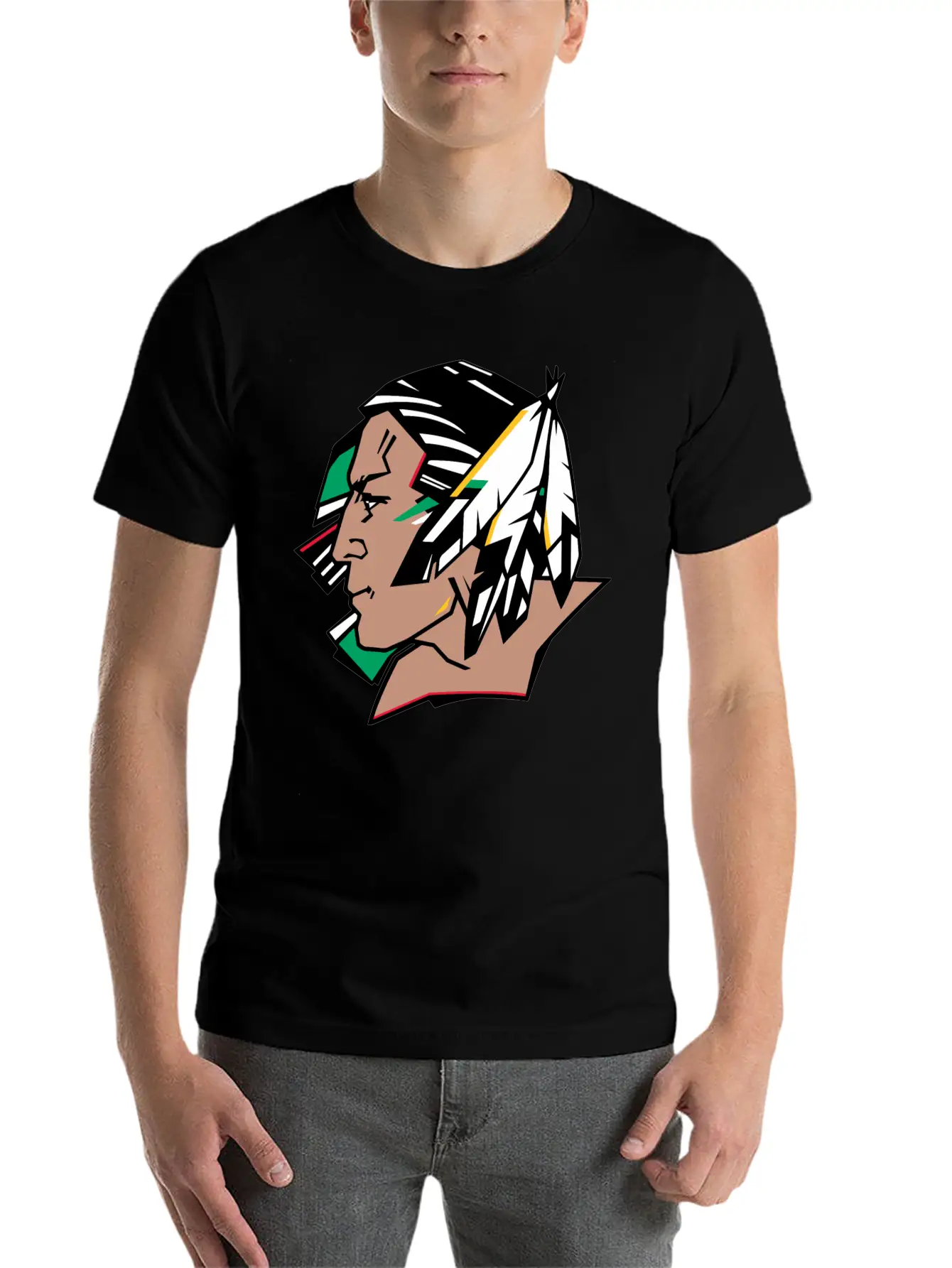 Indians Indian Geronimo Apache Lakota Unisex Casual T-Shirt – Clean Design For Daily Comfort