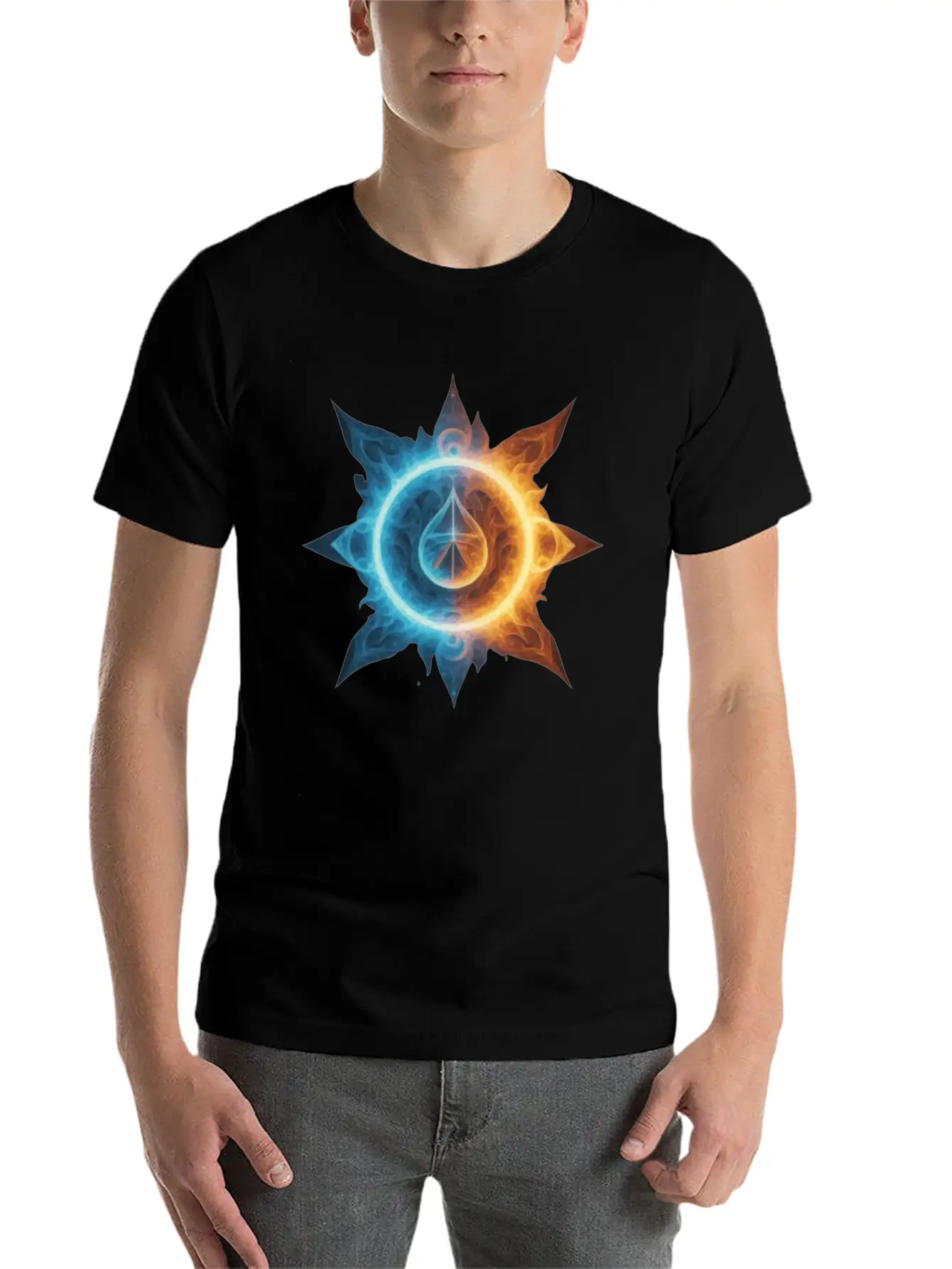 Infinite Spark Unisex Casual T-Shirt – Clean Design For Daily Comfort