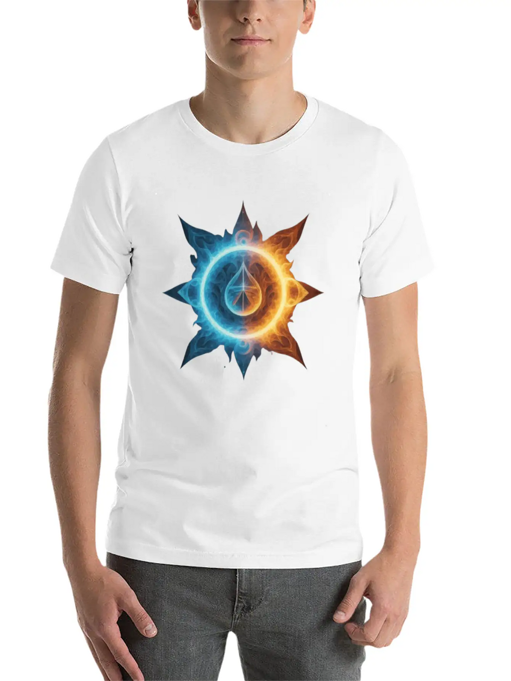 Infinite Spark Unisex Casual T-Shirt – Clean Design For Daily Comfort